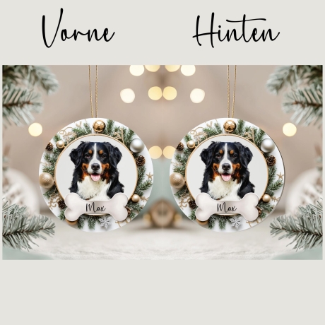 Personalisierter Schmuck für Hundeliebhaber - Weihnachten Haustier Erinnerungsgeschenk