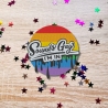 Pride Patch, Regenbogen gestickte LGBTQ Applikation, klingt Gay I'm In