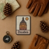 Dresden Aufnäher – Gestickter Aufnäher mit Frauenkirche, Deutschland Souvenir (ca. 8 cm) Filz, Polyester