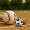 Sport Patch, Gesticktes Fussball Applikation, Sportabzeichen zum aufbügeln oder aufnähen