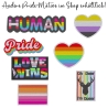 Proud Ally Rainbow Trans Pride Aufnäher: LGBTQ+ Support Merch