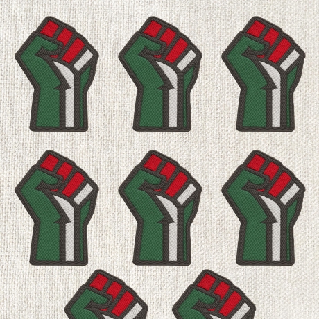 Palästina Fist Aufnäher: Symbol des Widerstands & der Solidarität