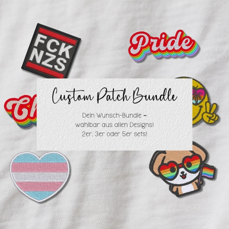 Patch Bundle gemischte Farben Set, Aufnäher, Klettverschluss