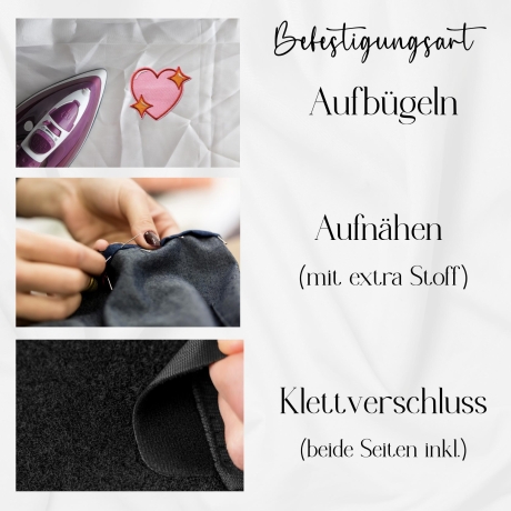 Patch Bundle gemischte Farben Set, Aufnäher, Klettverschluss