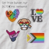 Patch Bundle gemischte Farben Set, Aufnäher, Klettverschluss