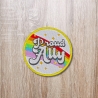 Proud Ally Pride Patch: Regenbogen LGBTQ+ Stickerei (7 cm)