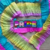 Pride Aufnäher – Bestickter LGBTQ+ Aufnäher mit Flaggen-Lettern , Regenbogen