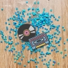 Retro Patch – Schallplatte & Kassette Stickerei Aufnäher für Musikliebhaber (7,5 cm hoch)