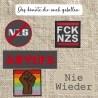 Solidarity Patch, gesticktes Bügelbild, Pride Flagge, LGBTQ, Anti-Hate, Unterstützung Vielfalt