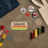 Solidarity Patch, gesticktes Bügelbild, Pride Flagge, LGBTQ, Anti-Hate, Unterstützung Vielfalt