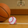 Baseball Patch: Rundes Bügelbild für Sportfans (7 cm)