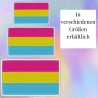 Pride Aufnäher | Gestickte Pronomen | Regenbogen LGBTQ+ Flagge Applikation (7,5 cm)