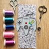 Retro Aufnäher | Vintage Game Controller Applikation | Besticktes 90er Jahre Gaming Design