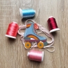 Retro Rollschuh-Patch: Gestickte Applikation im 70s/80s Style