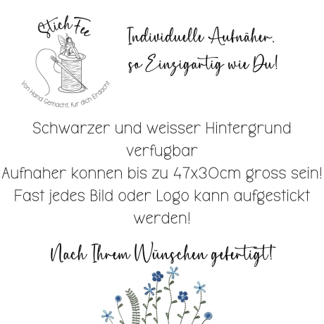 Individuell Bestickter Aufnäher, Patch nach Wunsch | Custom Patch