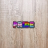 Pride Aufnäher – Bestickter LGBTQ+ Aufnäher mit Flaggen-Lettern , Regenbogen