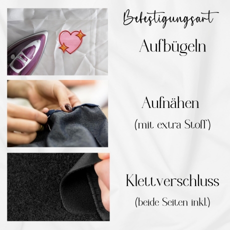 Valentinstag Bügelbild, glückliches Gesicht mit Herzen, romantische Liebe Stickerei, 4,5 cm