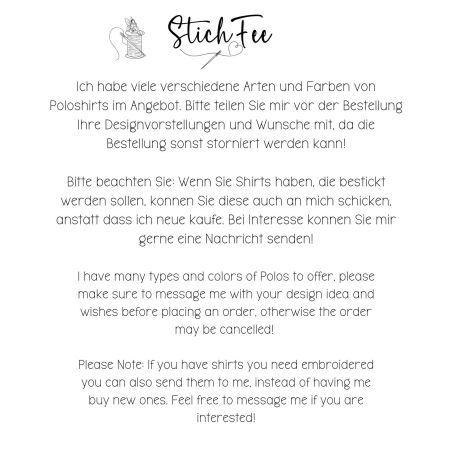 Besticktes Poloshirt, individuelles Logo oder Bild, individuelle Arbeitskleidung