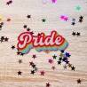 Retro Pride Aufnäher – Bestickter LGBTQ+ Aufnäher mit Regenbogen-Vibes