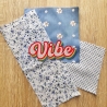 Retro Aufnäher | Bunte Vibe Gestickte 70er Jahre Regenbogen Applikation | 8,5cm