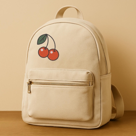 Retro Patch Kirschen– Stickpatch in Wunschgröße | Vintage, Rockabilly, Frucht