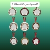Personalisierter Schmuck für Hundeliebhaber - Weihnachten Haustier Erinnerungsgeschenk