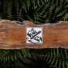 Gestickter Snowboard Aufnäher: Wintersport Applikation - 8 cm