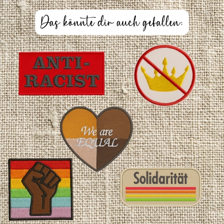 Politischer Aufnäher | Vote wie Ihre Rechte davon abhängen - gestickte Applikation