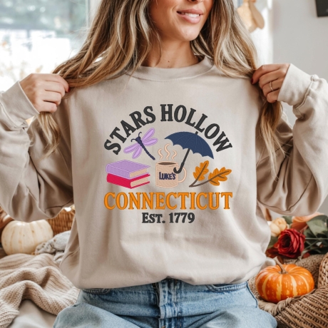 Gilmore Girls inspiriert gemütlicher Herbst Pullover