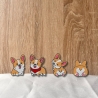 Mini Aufnäher Set | Kleine Corgis Applikationen - Geschenk für Hundeliebhaber