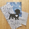 Gestickter Silhouette Dackel Aufnäher: Anpassbare Farben, 7,5 cm Hundeliebhaber Geschenk