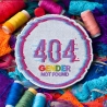 Pride Patch 404 Gender Not schmieden, Regenbogen Aufnäher, gesticktes Abzeichen