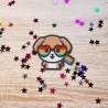 Pride Aufnäher – Bestickter Corgis LGBTQ+ Aufnäher, Regenbogen Flagge