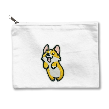 Corgis Aufnäher | Aufbügler Gestickter Hund Applikation