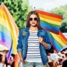 Pride Patch: Sternzeichen Regenbogen LGBTQ+ zum Aufnähen und Aufbügeln, 6 cm