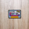 90s Mixtape Patch, Besticktes Retro Kassette Design