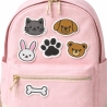 Tier Aufnäher Set, Haustier Thema Gestickte Aufnäher 6-7 cm, Patches zum Aufbügeln