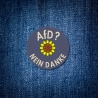 Politischer Aufnäher | Anti-AFD gestickte Applikation aus Applikation, ca 8 cm zum Aufbügeln