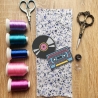 Retro Patch – Schallplatte & Kassette Stickerei Aufnäher für Musikliebhaber (7,5 cm hoch)