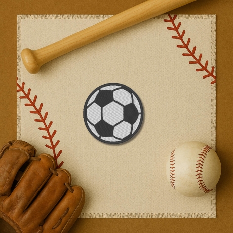Sport Patch, Gesticktes Fussball Applikation, Sportabzeichen zum aufbügeln oder aufnähen