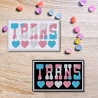 Trans Pride Patch: Gestickte LGBTQ+ Aufnäher (8 cm)