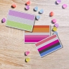 Pride Flagge Patch gesticktes Regenbogen Bügelbild LGBTQ Pride Accessoires für Jacke, Tasche, Hut