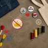 No Kings Patch: Anti-Monarchismus gesticktes Symbol - 5 cm