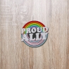 Proud Ally Rainbow Trans Pride Aufnäher: LGBTQ+ Support Merch