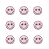 Happy Face Aufnäher | Star Eyes Smiley gestickte Aufbügler Applikation