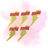 Blitz Aufnäher | BOOM! | Aufbügelbare Applikation (4 x 9 cm)