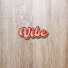 Retro Aufnäher | Bunte Vibe Gestickte 70er Jahre Regenbogen Applikation | 8,5cm