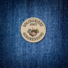 Solidarity Patch - Runder Stickaufnäher 7,5cm - Beige