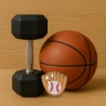 Gestickter Baseball Aufnäher: Handschuh & Ball zum Aufbügeln (7,5 cm)