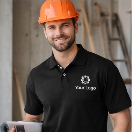 Besticktes Poloshirt, individuelles Logo oder Bild, individuelle Arbeitskleidung
